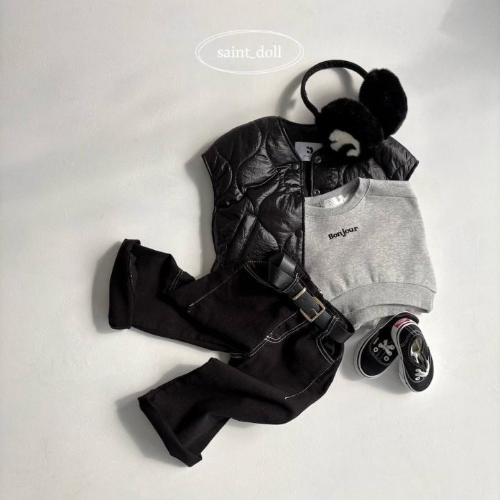 Saint Doll - Korean Children Fashion - #kidsstore - Stylish Padded Vest - 3