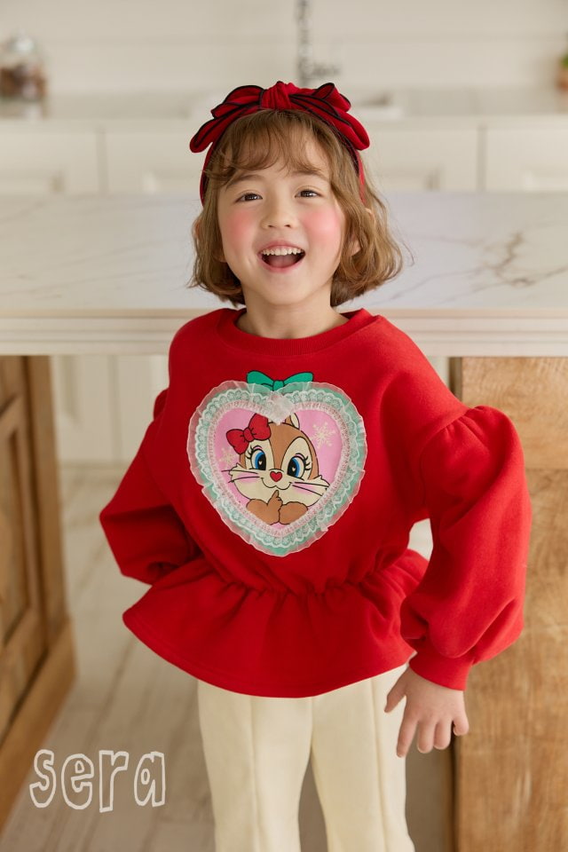 Sera - Korean Children Fashion - #prettylittlegirls - Heart Lace Long Sweatshirt - 9