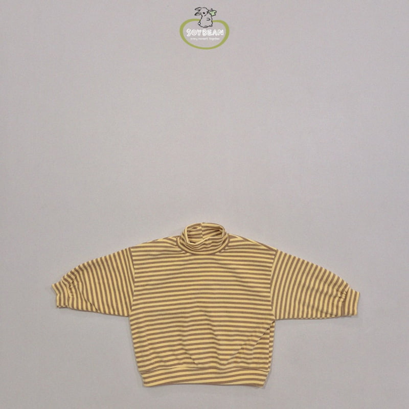 Soybean - Korean Children Fashion - #Kfashion4kids - Peach Mockneck Sweatshirt - 9