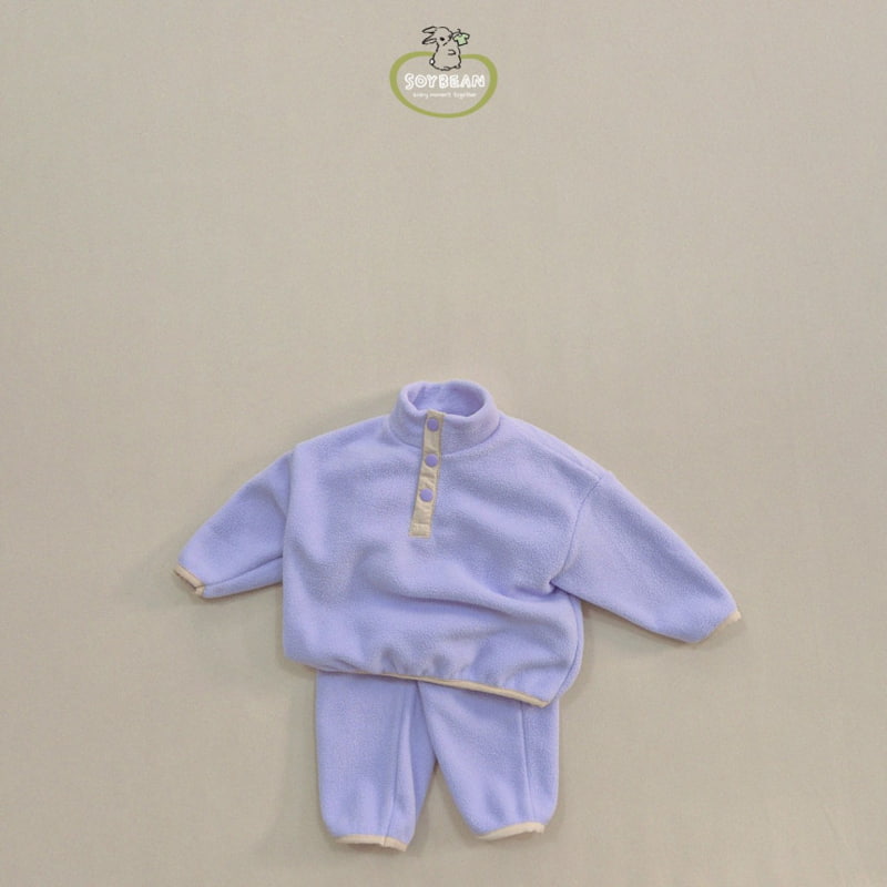 Soybean - Korean Children Fashion - #Kfashion4kids - Fleece Mountain Top Bottom Set - 11