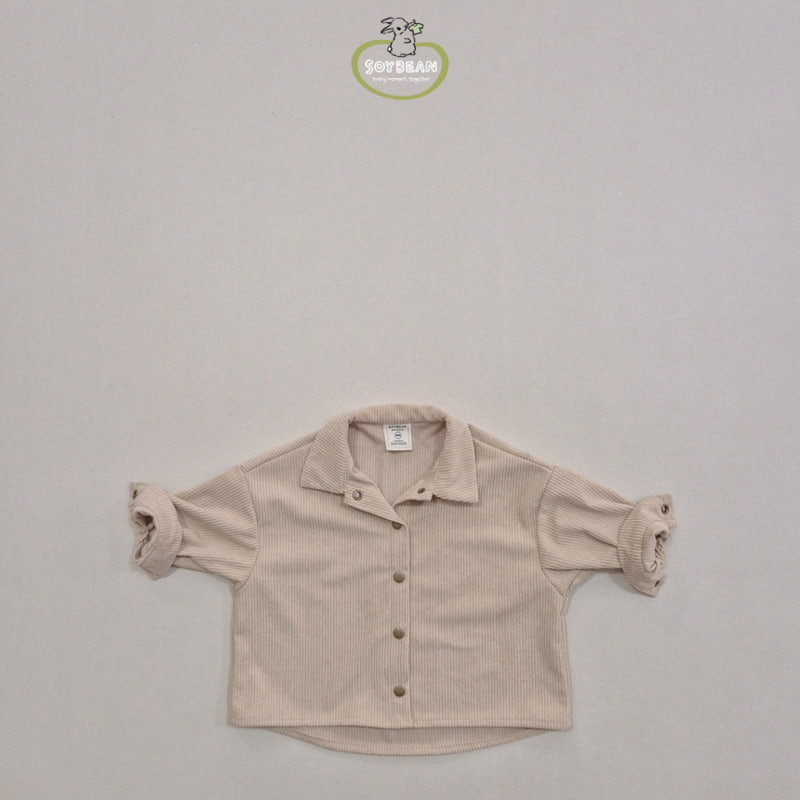 Soybean - Korean Children Fashion - #childofig - Corduroy Wide Shirt - 6
