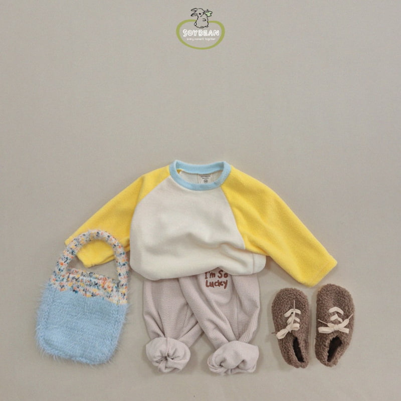 Soybean - Korean Children Fashion - #prettylittlegirls - Fleece Raglan Tee - 4