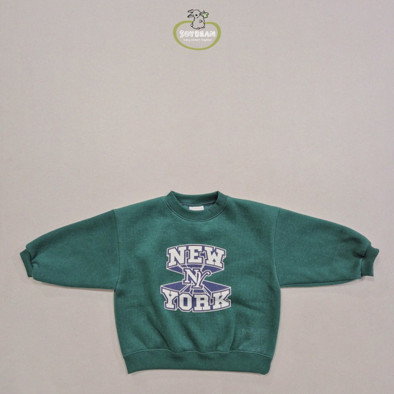 Soybean - Korean Children Fashion - #childrensboutique - Fleece New York Sweatshirt - 7