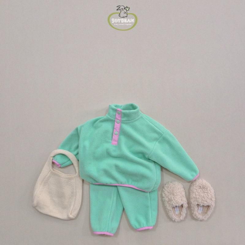 Soybean - Korean Children Fashion - #childofig - Fleece Mountain Top Bottom Set - 4