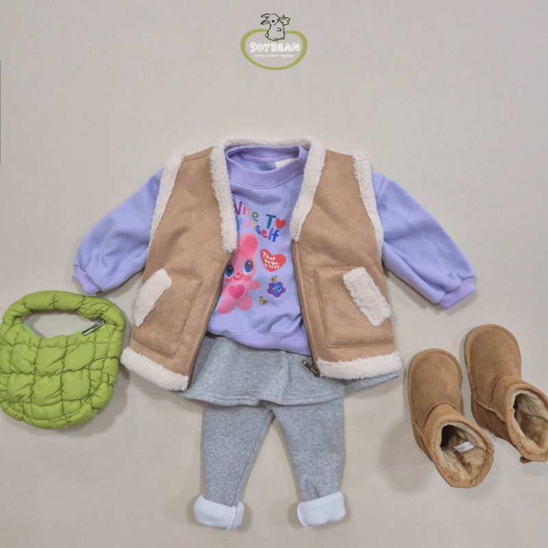 Soybean - Korean Children Fashion - #childrensboutique - Fleece Mustang Vest - 11