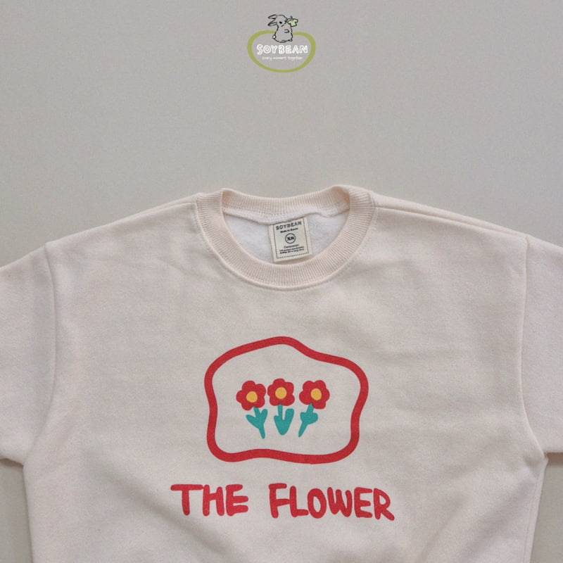 Soybean - Korean Children Fashion - #designkidswear - Fleece Flower Sweatshirt - 11