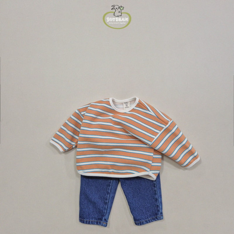 Soybean - Korean Children Fashion - #designkidswear - Fleece Stripe Sweatshirt - 11