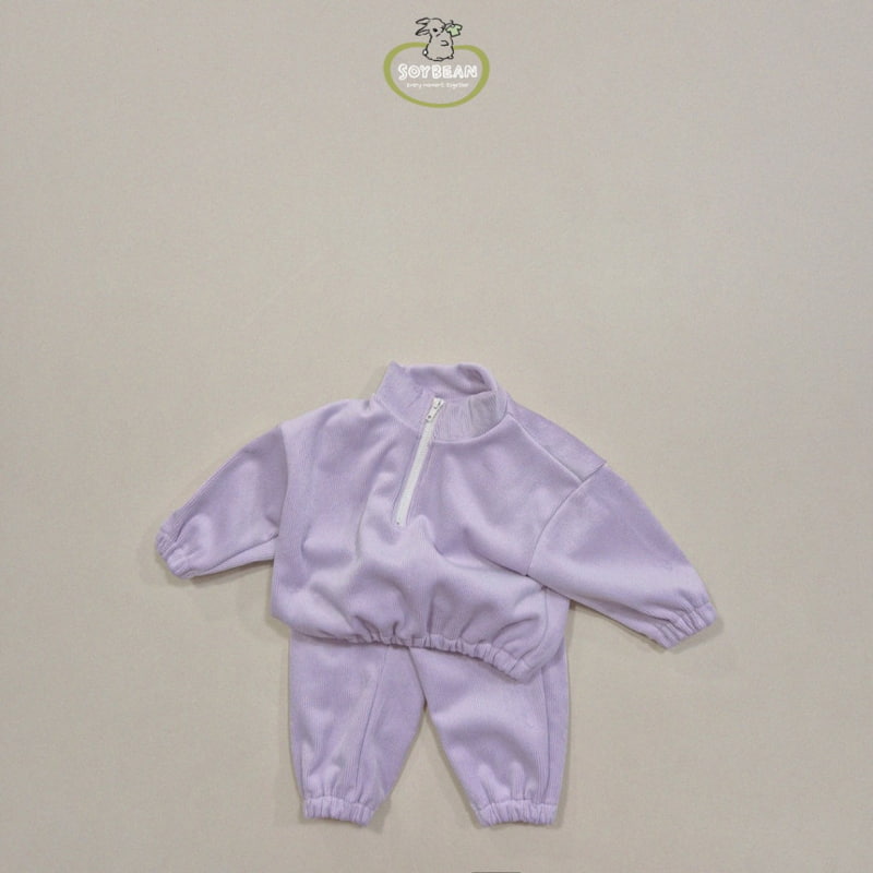Soybean - Korean Children Fashion - #discoveringself - Mink Mockneck Top Bottom Set - 8
