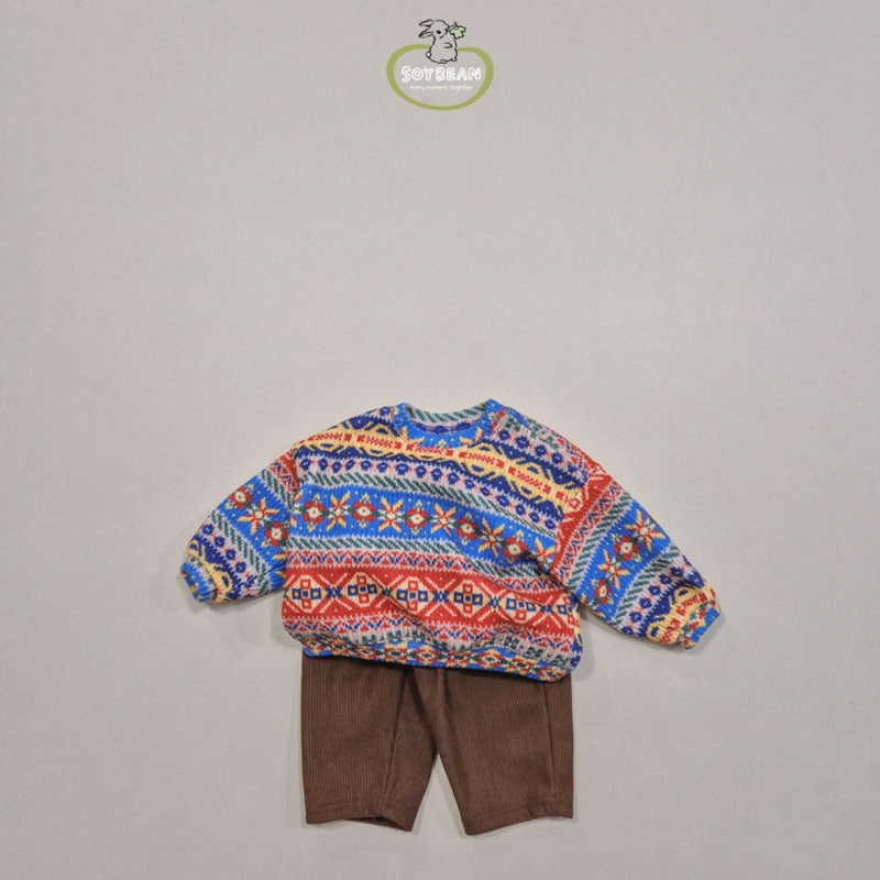 Soybean - Korean Children Fashion - #kidsshorts - Pattern Knit - 8