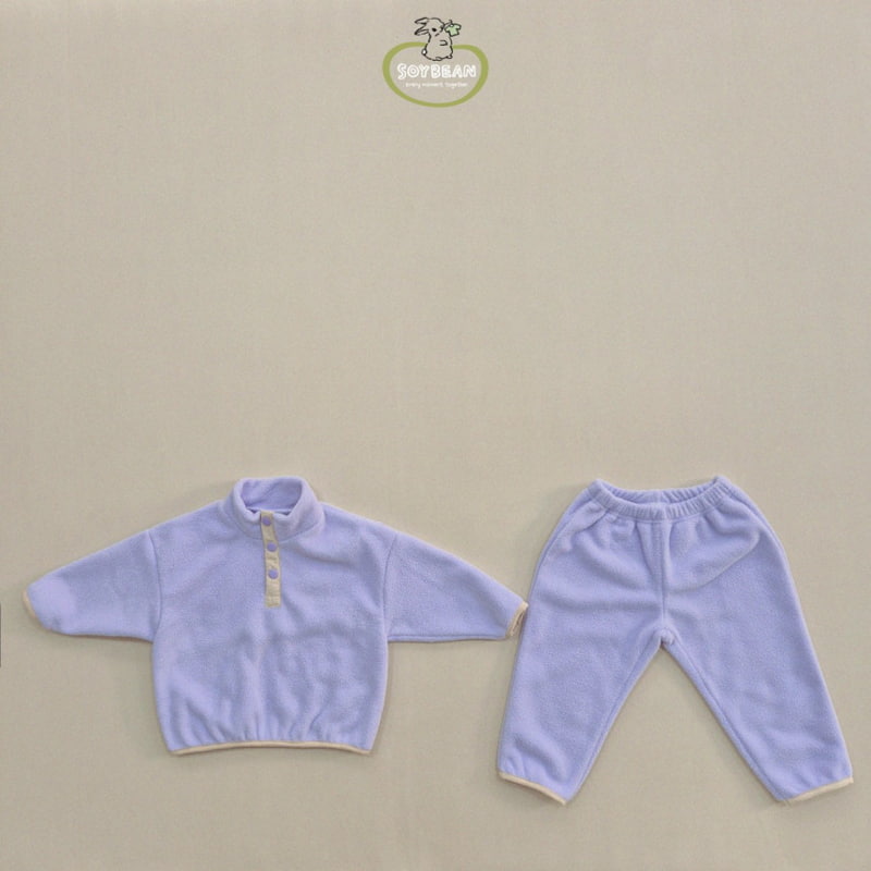 Soybean - Korean Children Fashion - #kidsshorts - Fleece Mountain Top Bottom Set - 8