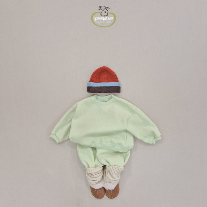 Soybean - Korean Children Fashion - #kidsshorts - Fleece Lollipop Top Bottom Set - 6