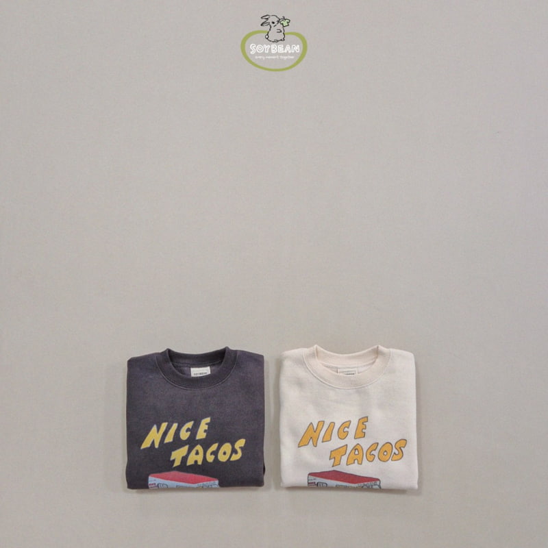 Soybean - Korean Children Fashion - #kidsshorts - Fleece Taco Sweatshirt - 6