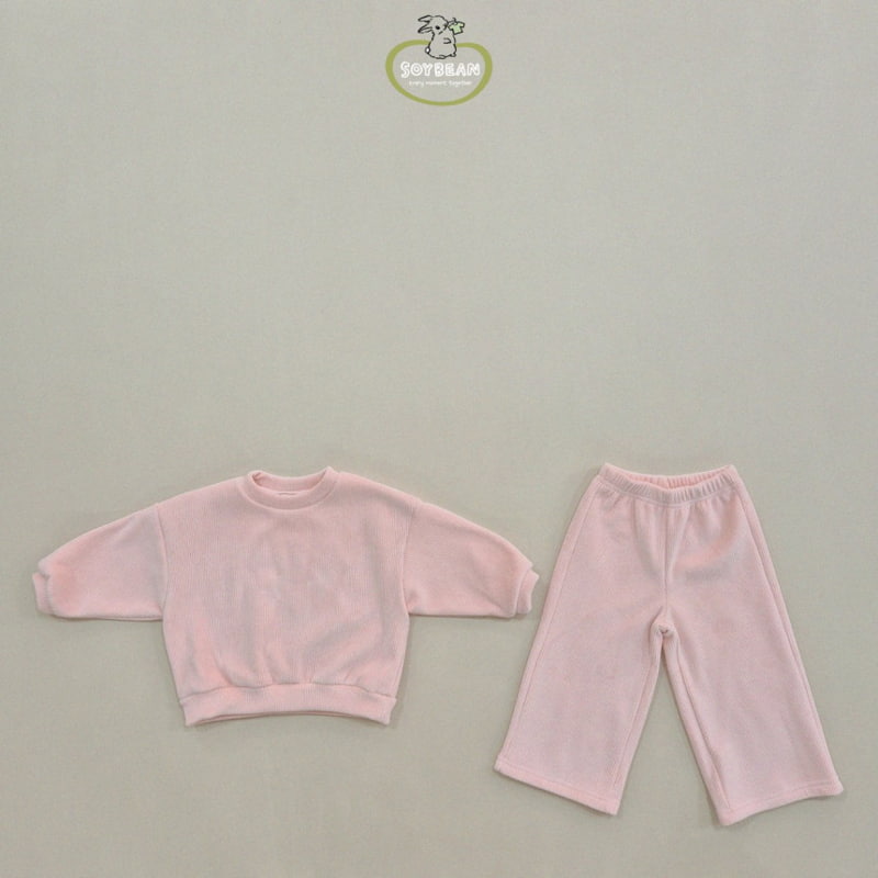 Soybean - Korean Children Fashion - #kidsstore - Wide Mink Top Bottom Set - 7