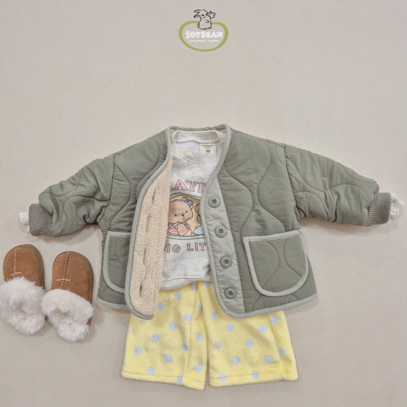 Soybean - Korean Children Fashion - #kidsstore - Fleece Warm Jacket - 9