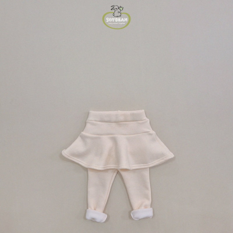 Soybean - Korean Children Fashion - #littlefashionista - Soft Bootcut Skirt Leggings - 5