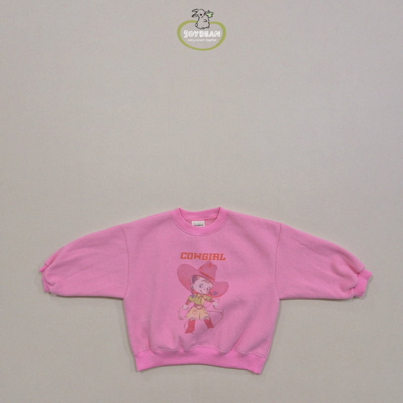 Soybean - Korean Children Fashion - #littlefashionista - Fleece Cowgirl Sweatshirt - 6