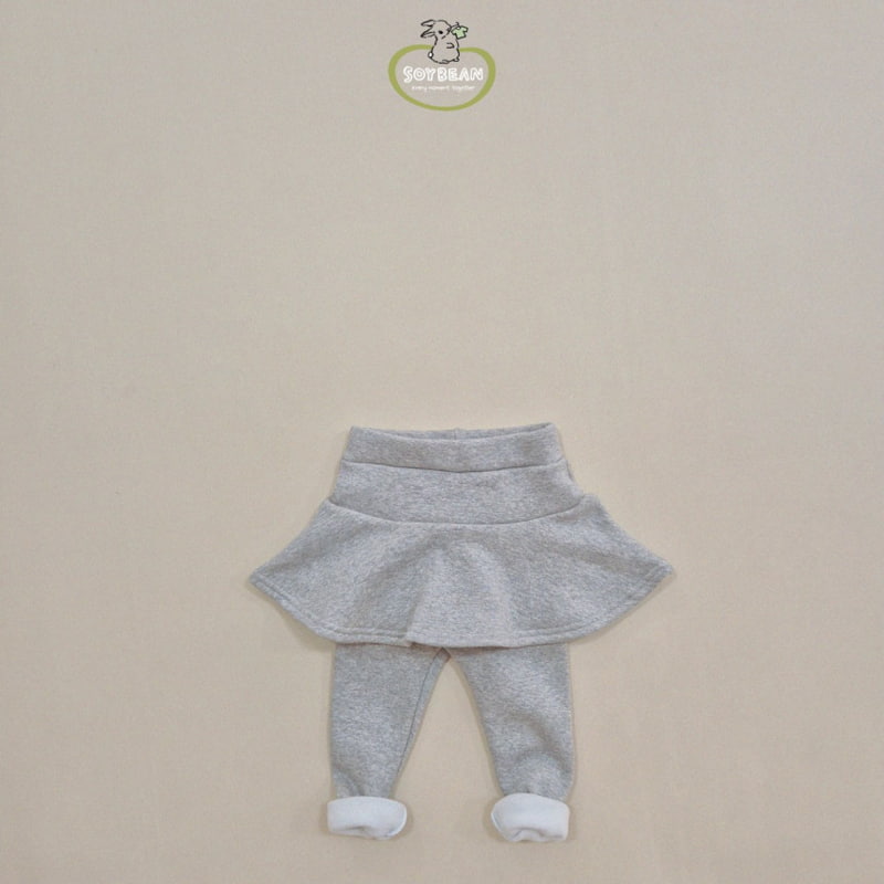 Soybean - Korean Children Fashion - #magicofchildhood - Soft Bootcut Skirt Leggings - 6