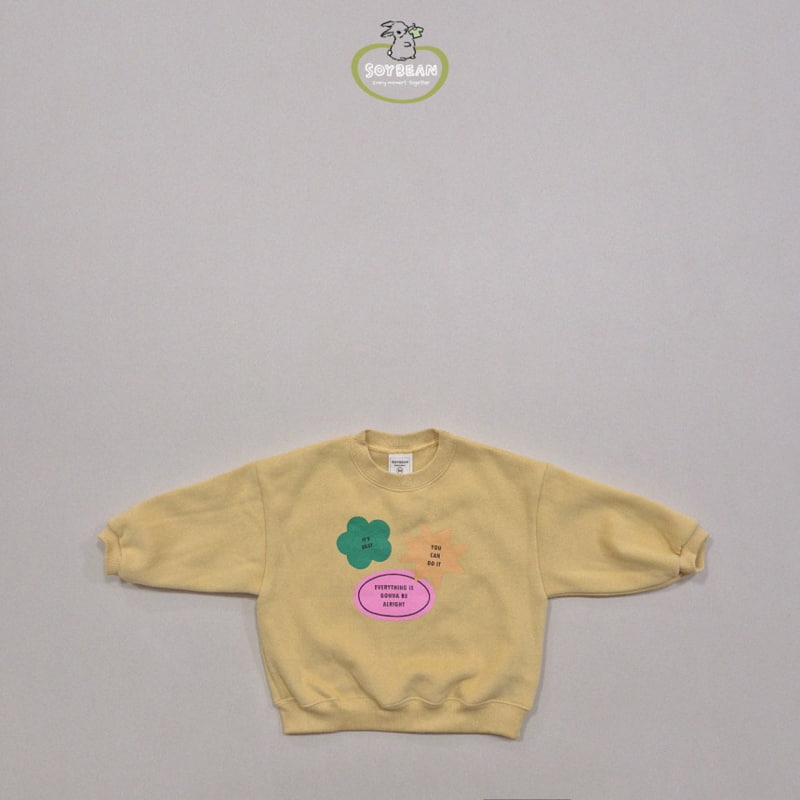 Soybean - Korean Children Fashion - #minifashionista - Wappen Printing Top Bottom Set - 9
