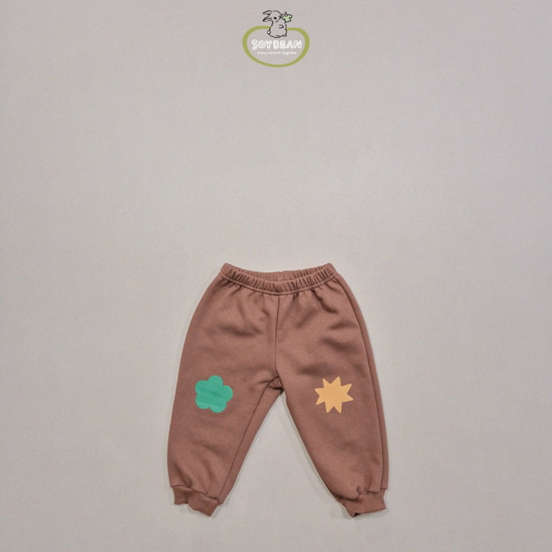 Soybean - Korean Children Fashion - #prettylittlegirls - Wappen Printing Top Bottom Set - 10