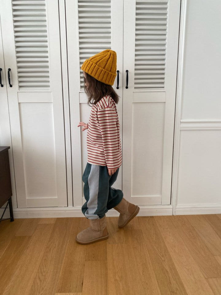 The Little Ove - Korean Children Fashion - #childofig - Soft Stripe Tee - 4