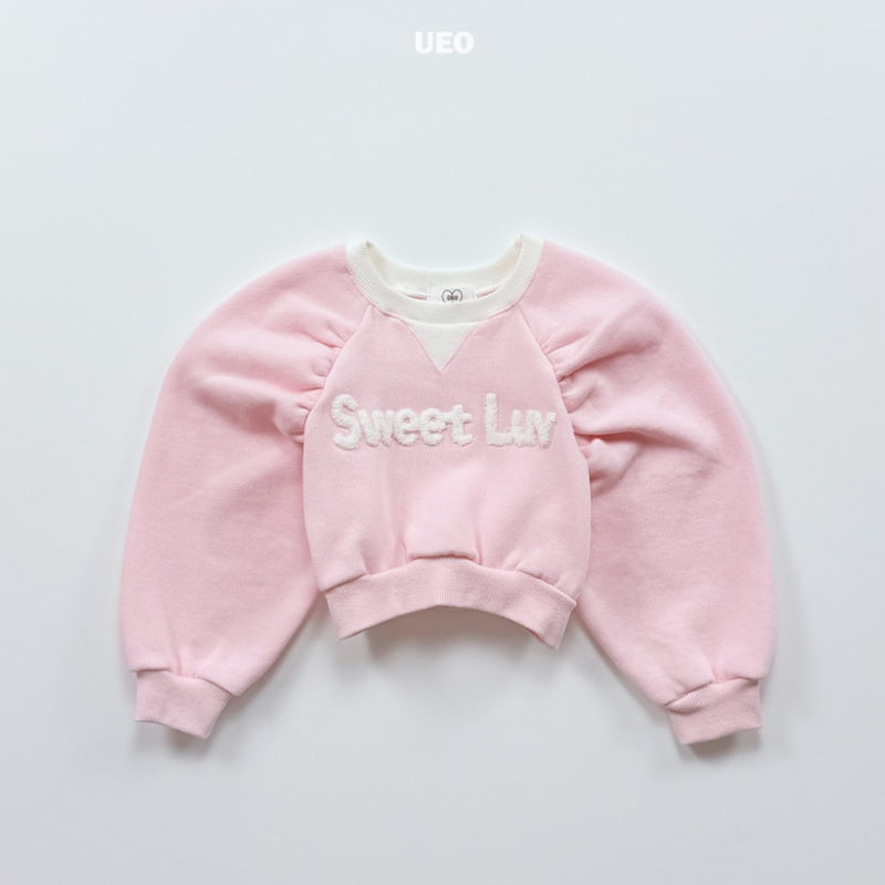 U Eo - Korean Children Fashion - #prettylittlegirls - Sweet Love Shirring Sweatshirt - 4
