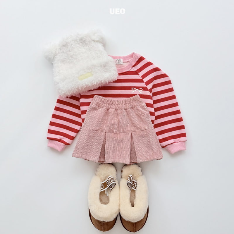 U Eo - Korean Children Fashion - #designkidswear - Petite Ribbon Puff Sweatshirt - 5