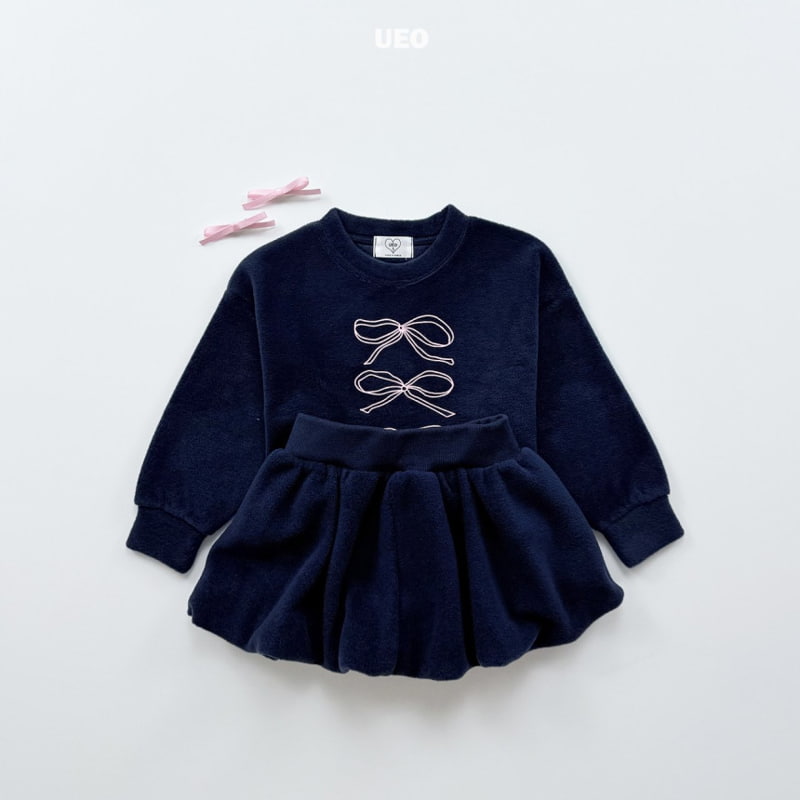 U Eo - Korean Children Fashion - #kidsshorts - Balloon Fleece Skirt - 2