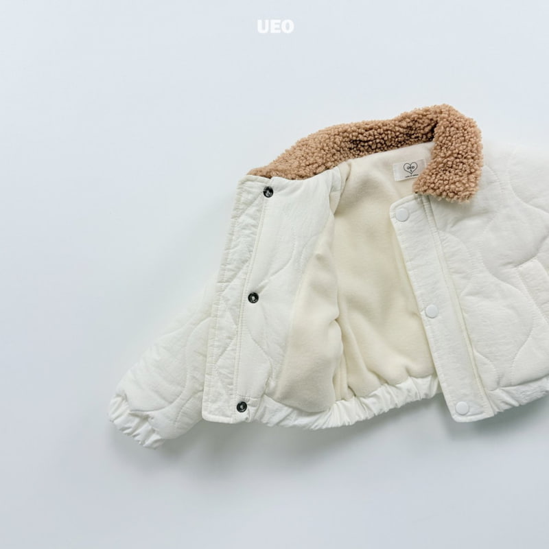 U Eo - Korean Children Fashion - #toddlerclothing - Miu Short Quilted Jumper - 4