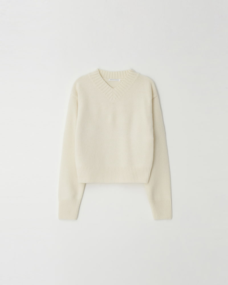Understanding - Korean Women Fashion - #pursuepretty - V Neck Yak Knit Sweater - 4