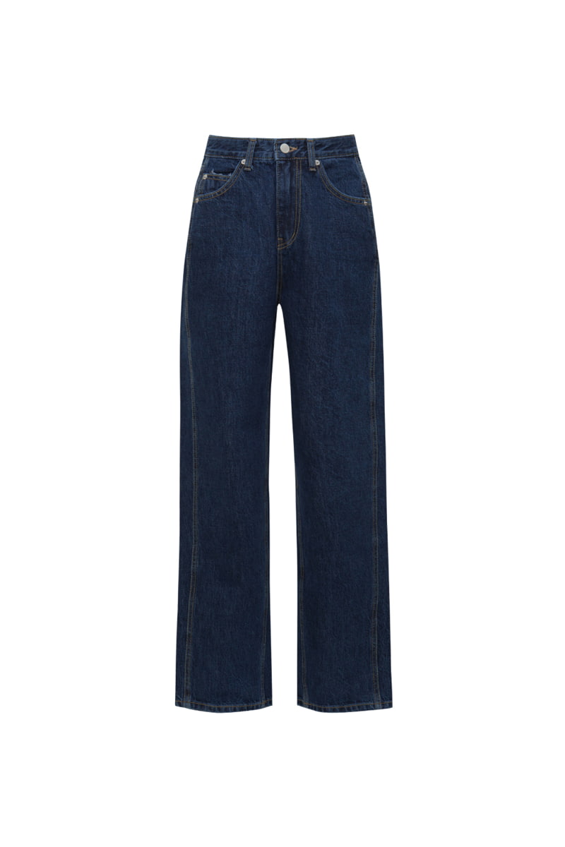 Understanding - Korean Women Fashion - #shopsmall - AMC Straight Denim Pants - 8
