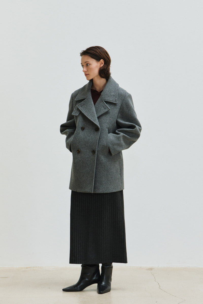 Understanding - Korean Women Fashion - #womensfashion - Wool Half Pea Coat - 5