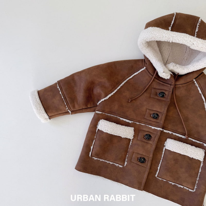 Urban Rabbit - Korean Children Fashion - #Kfashion4kids - Hoodie Duffel Mustang - 5