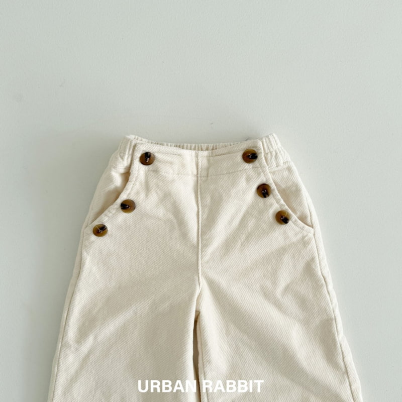 Urban Rabbit - Korean Children Fashion - #designkidswear - Velvet Teen Button Pants - 9