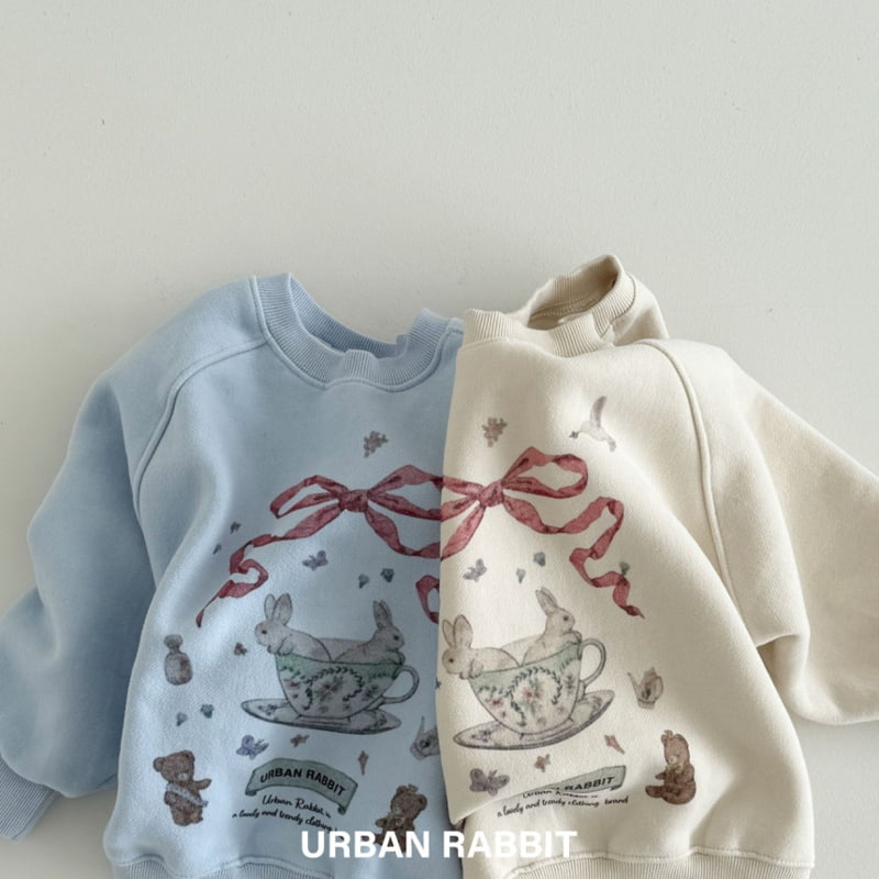 Urban Rabbit - Korean Children Fashion - #fashionkids - Black Tea Rabbit Sweatshirt - 2