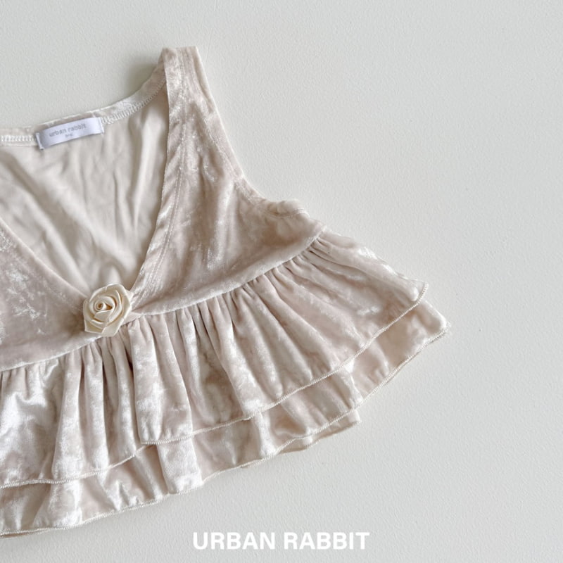 Urban Rabbit - Korean Children Fashion - #stylishchildhood - Rose Velvet Bustier - 9