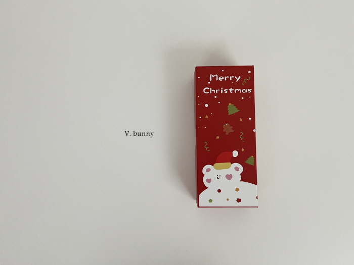 V Bunny - Korean Children Fashion - #childofig - Check Santa Socks Set - 2