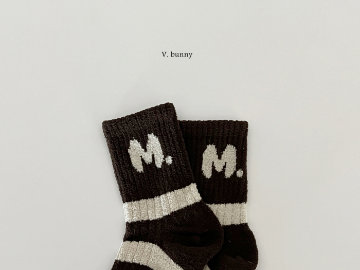 V Bunny - Korean Children Fashion - #discoveringself - Stripe M Socks Set - 8