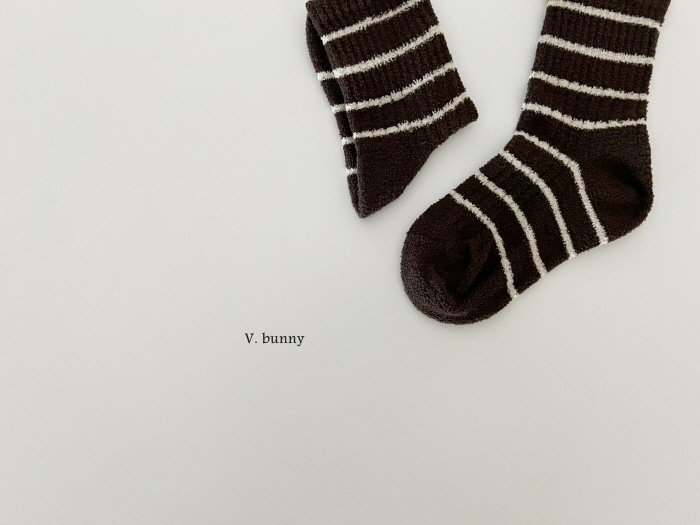 V Bunny - Korean Children Fashion - #kidzfashiontrend - Stripe M Socks Set - 12
