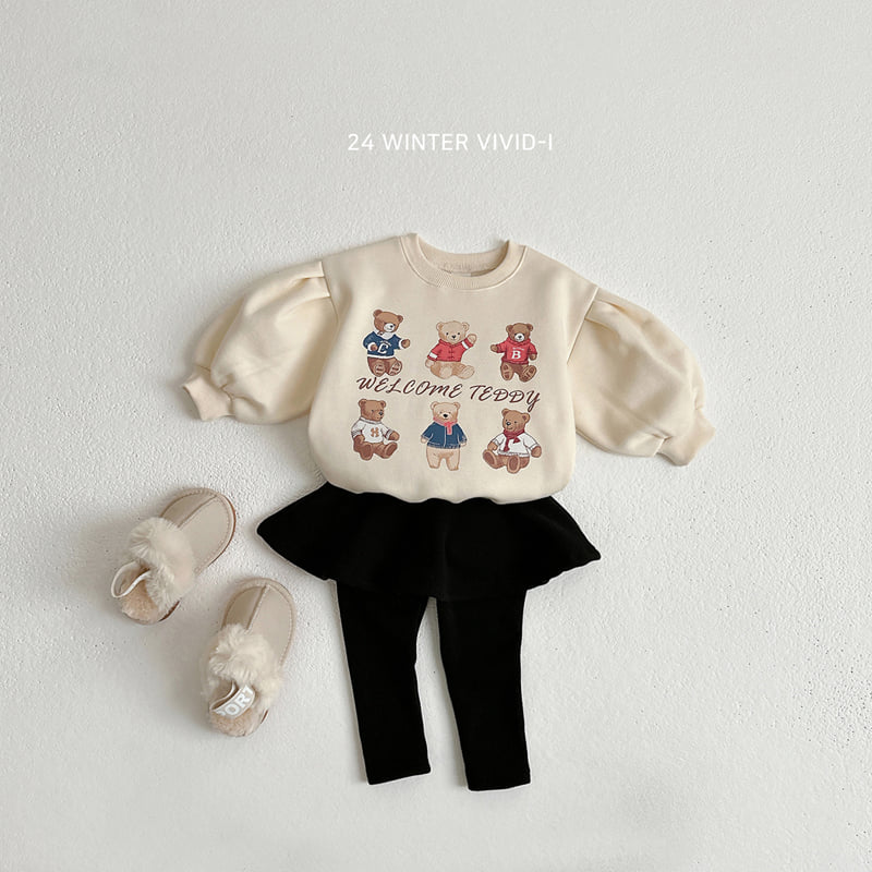 Vivid I - Korean Children Fashion - #Kfashion4kids - Bear Puff Sweatshirts - 6