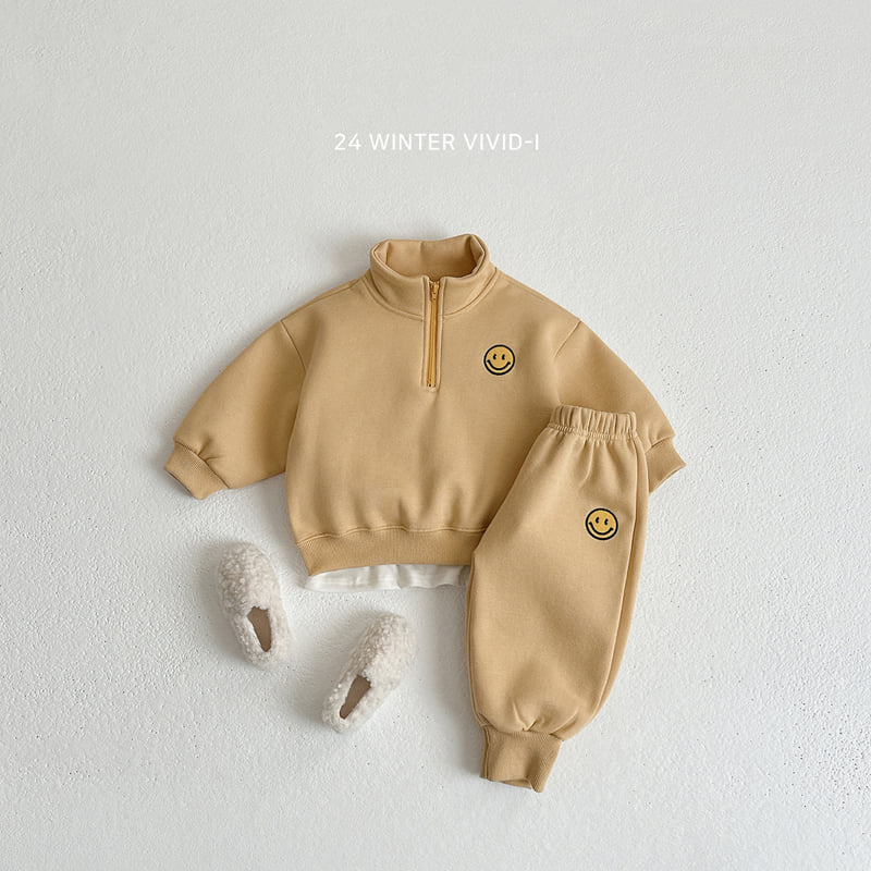 Vivid I - Korean Children Fashion - #childrensboutique - Smile Long Jogger Pants - 7