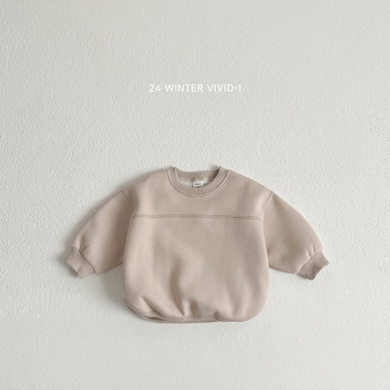 Vivid I - Korean Children Fashion - #childofig - Stitch Slit Sweatshirts - 4