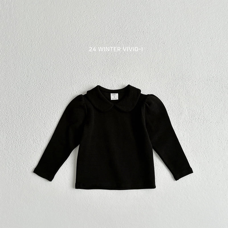Vivid I - Korean Children Fashion - #childofig - Collar Sleeve Tee - 4