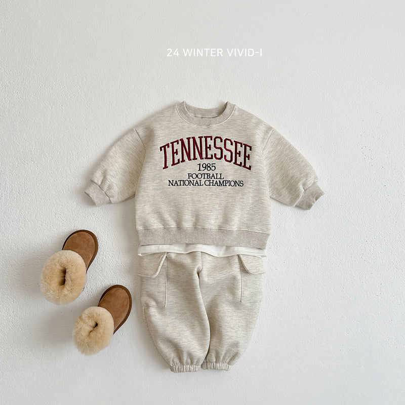 Vivid I - Korean Children Fashion - #fashionkids - Tennessee Embroidery Sweatshirts - 8