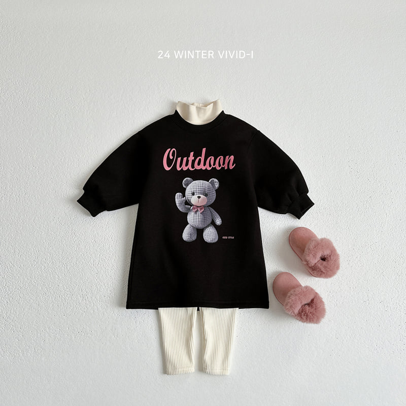 Vivid I - Korean Children Fashion - #kidzfashiontrend - Mink Ribbed Leggings - 9