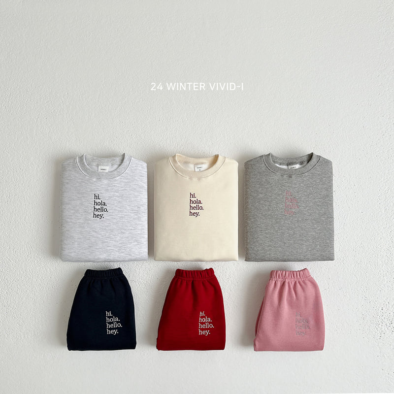 Vivid I - Korean Children Fashion - #littlefashionista - HHH Raglan Top Bottom Set