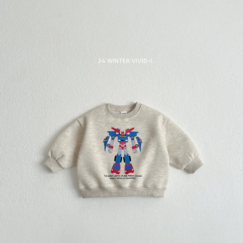 Vivid I - Korean Children Fashion - #magicofchildhood - Robot Sweatshirts - 5