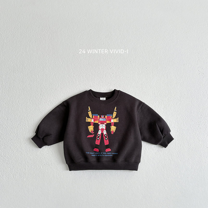 Vivid I - Korean Children Fashion - #minifashionista - Robot Sweatshirts - 6