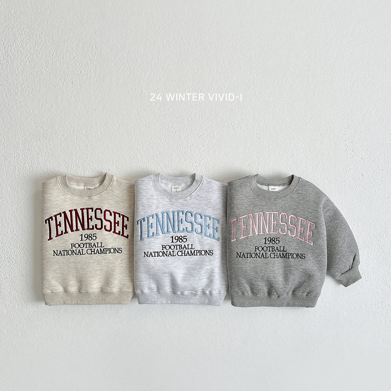 Vivid I - Korean Children Fashion - #minifashionista - Tennessee Embroidery Sweatshirts
