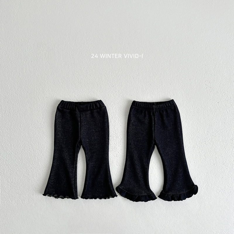 Vivid I - Korean Children Fashion - #todddlerfashion - Mink Denim Bootcut Pants