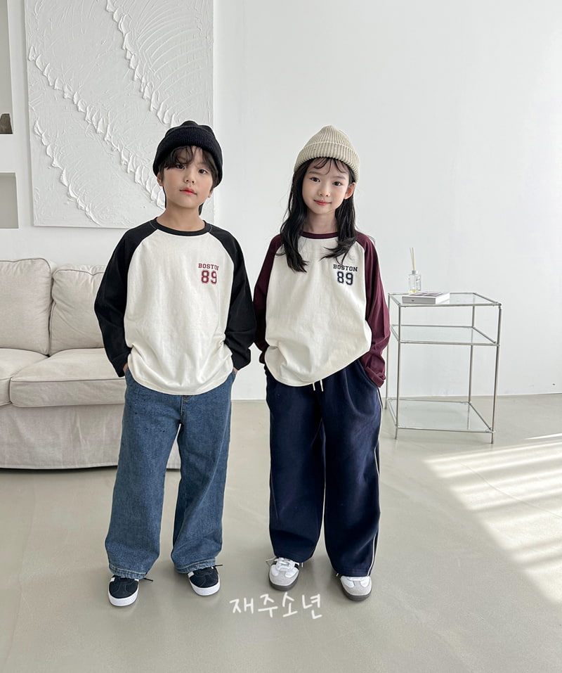 Witty Boy - Korean Children Fashion - #childofig - Boston Raglan Tee - 4